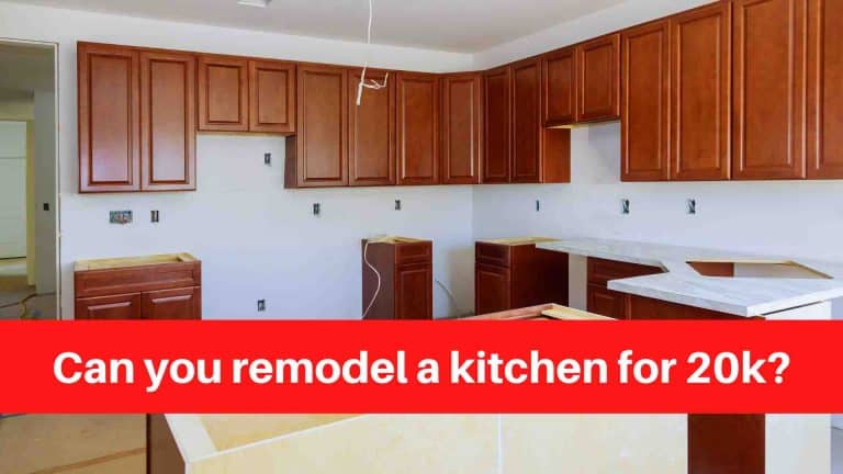 Can you remodel a kitchen for 20k