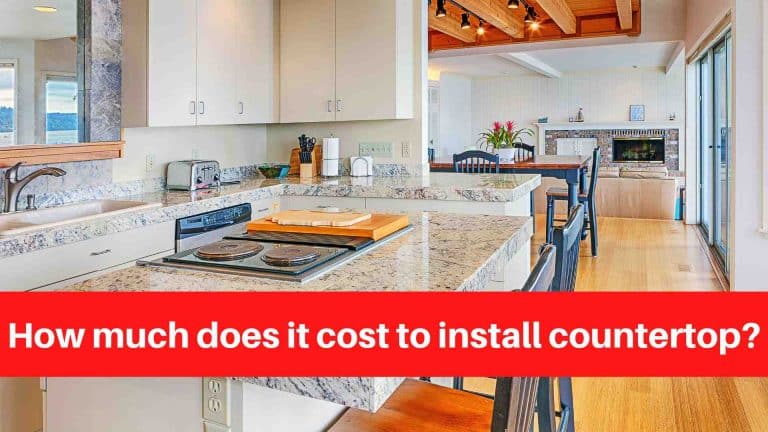 How much does it cost to install countertop