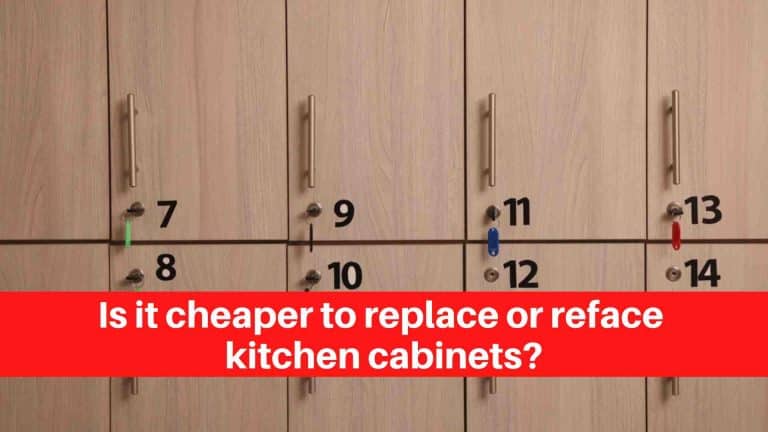 Is it cheaper to replace or reface kitchen cabinets