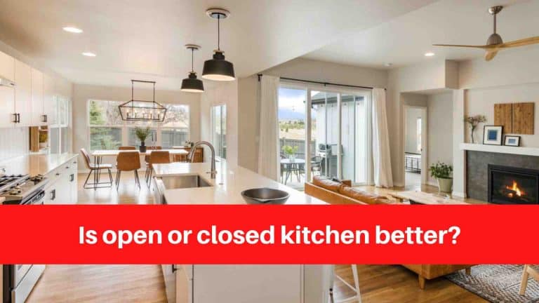 Is open or closed kitchen better