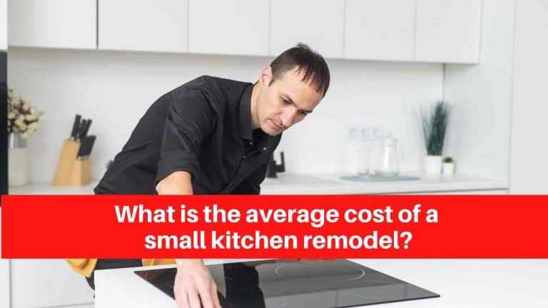 What is the average cost of a small kitchen remodel